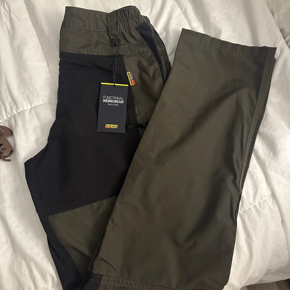 Blaklader Functional Workwear/hiking  women’s Pants - Black and Olive